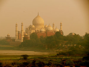 Taj Mahal from Agra Fort