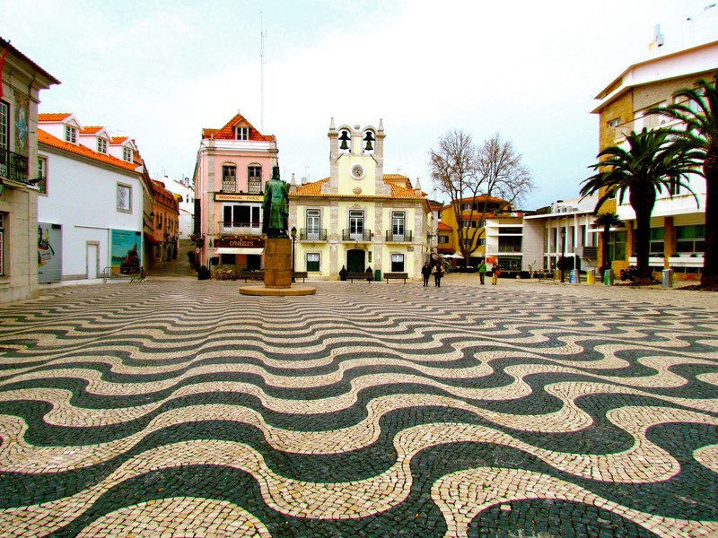 Cascais, Portugal -  central plaza