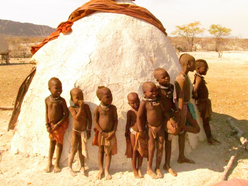 Himba Village children