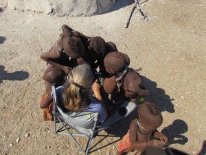 Himba Village Kids w/Sherri