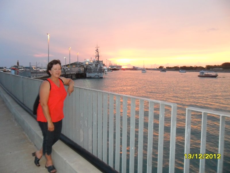 Sunset at Stokes Wharf