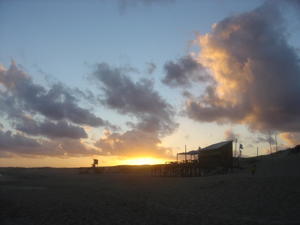 Sunset over Punta del Diablo