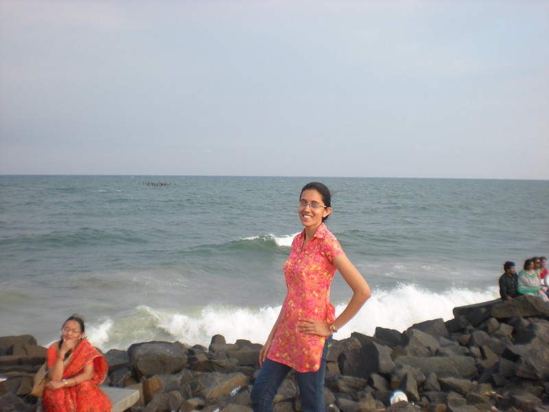 At Beach, Puducherry
