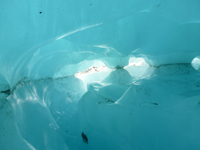 Fox Glacier - Mark's ice tunnel