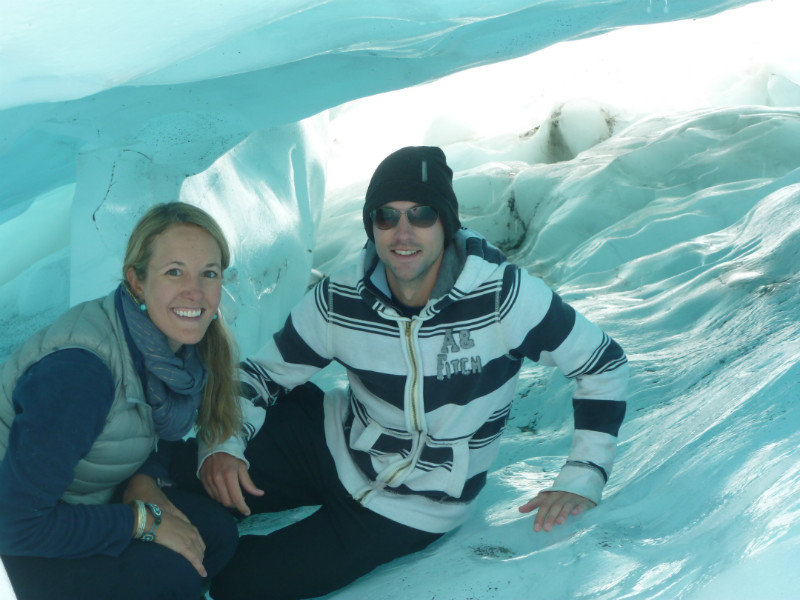 Fox Glacier - ice cave