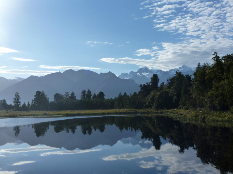 Lake Matheson - which way up should this pic be?