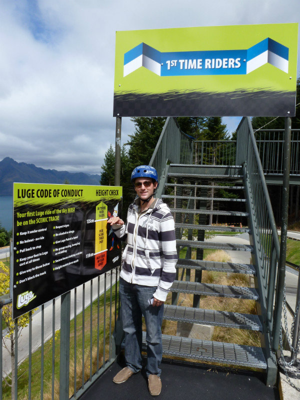Queenstown - it's luge time