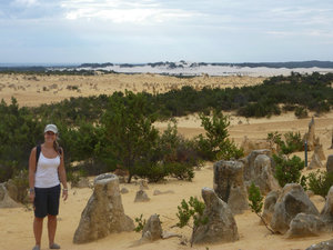 Pinnacles - two tone sand dunes