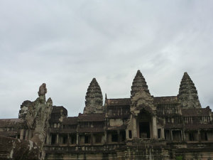 Angkor Wat - spot the monkey keeping watch