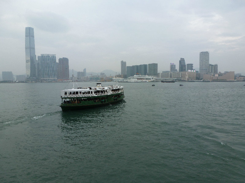 Kowloon skyline and star ferry