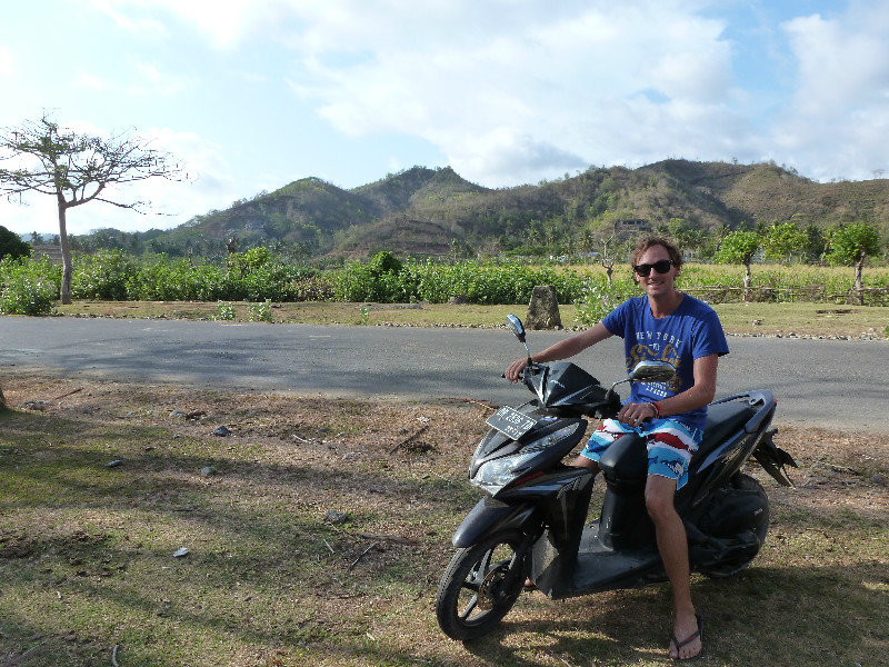 Kuta Lombok - our moped