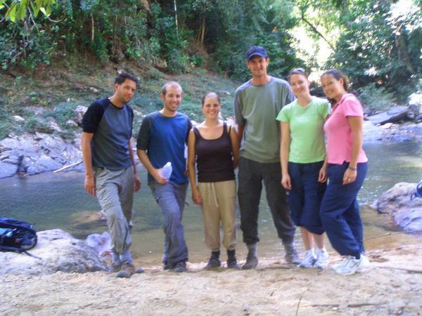 Trekking group in Khao Sok