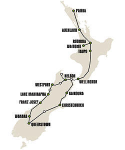 Kiwi Bus route