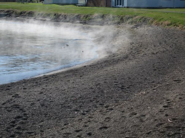 Lake Taupo steam