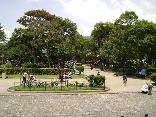 The main square in Antigua