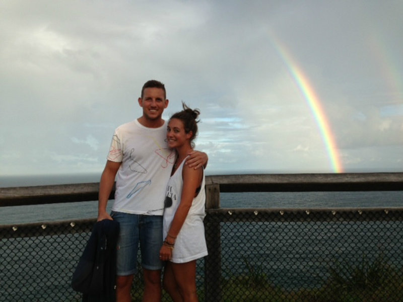 Rainbows at sea from Cape Byron