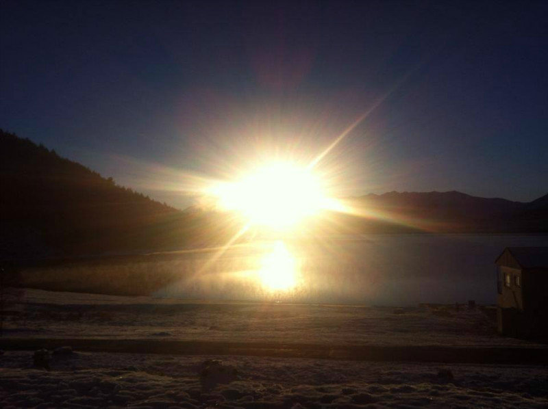 Sunrise at Lake Tekapo