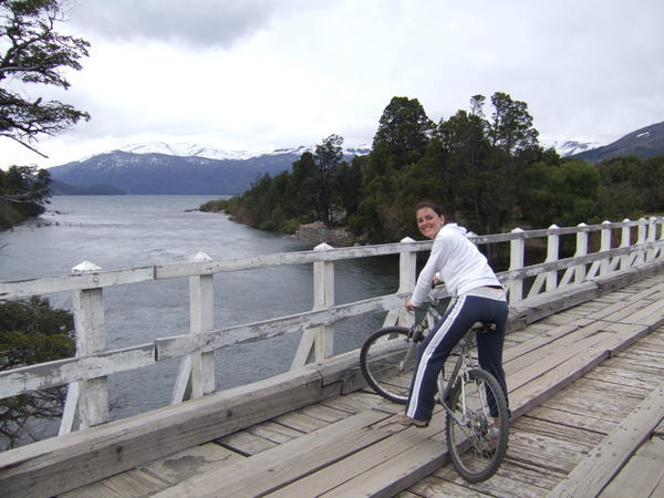 Biking around the lakes of San Martin de Los Andes