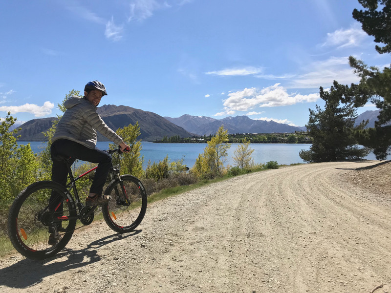 Cycling at Wanaka