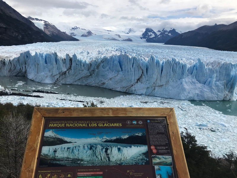 Seeing is believing. Perito Moreno right in front of us
