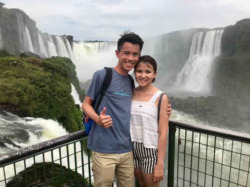 Iguazu falls at Brazil side