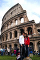 With the Colosseum