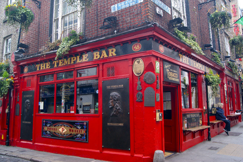 The famous Temple Bar