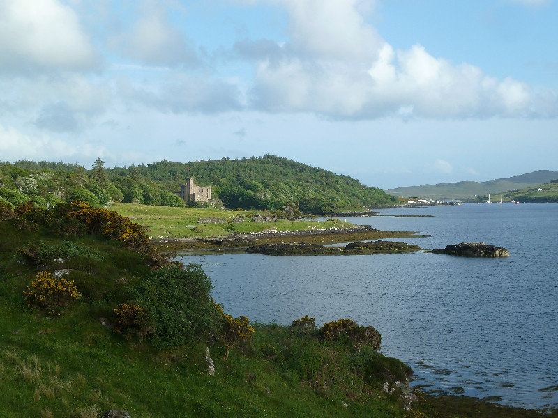 Dunvegan Castle from a distance