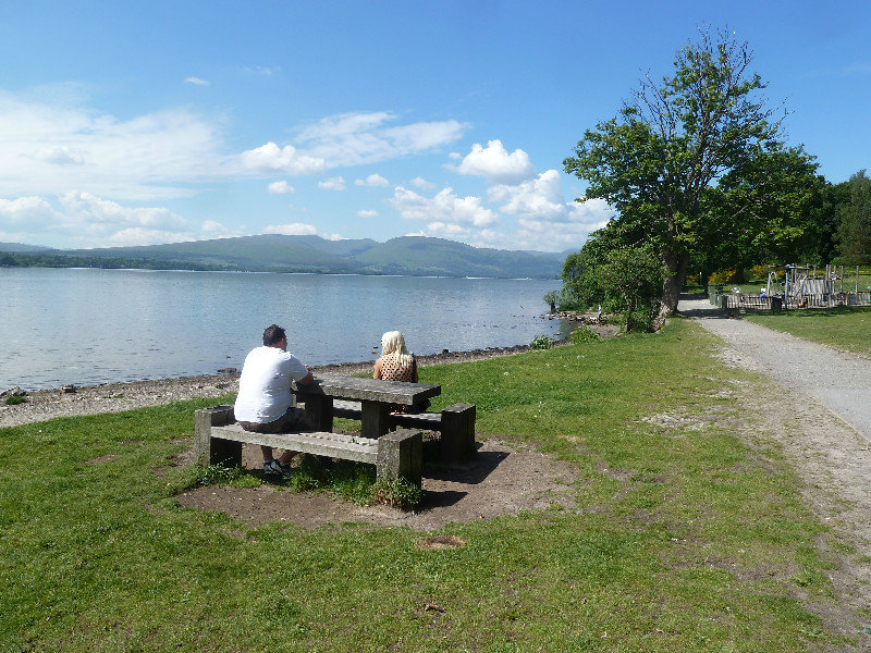 Chilling by Loch Lomond