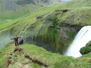 From the top of Skogafoss