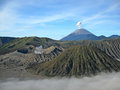 Steaming Mt Bromo & Erupting Mount Semeru