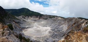 Tangkuban Prahu Volcano Crater