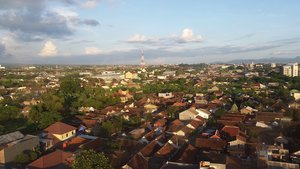 View of Yogyakarta suburbs