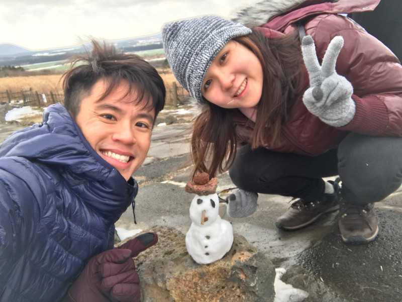 Snowman joined us on our trip!