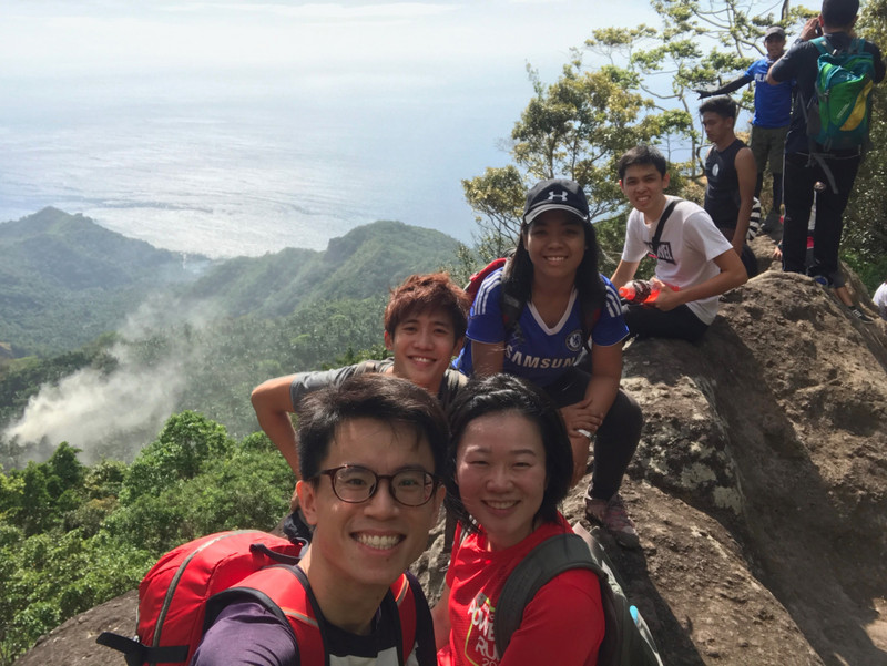 With new friends up on top of Nalayag rocks!