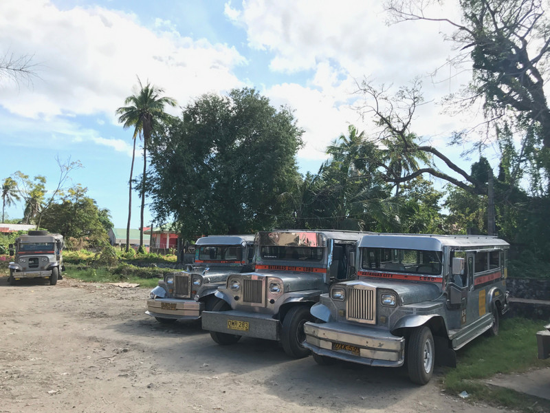 Jeepney - most common form of transport here