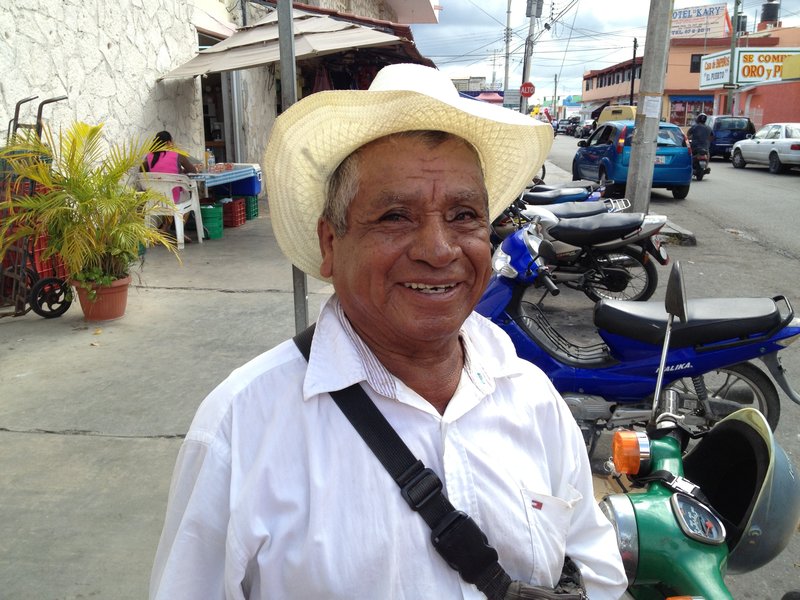 Scooter Parking Attendant at the Mercado