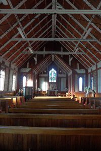 Maori kerk in Tikitiki