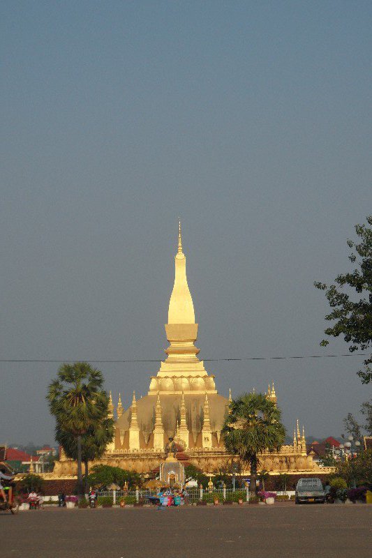 grote stupa in Vientiane, de hoofdstad van Laos