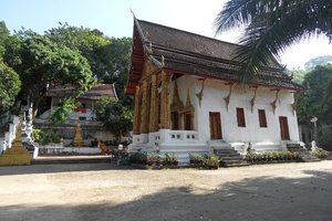 een oudere tempel in Luang Prabang