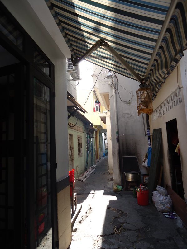 Alleyway in front of hostel