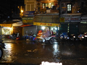 Rainy Hanoi evening