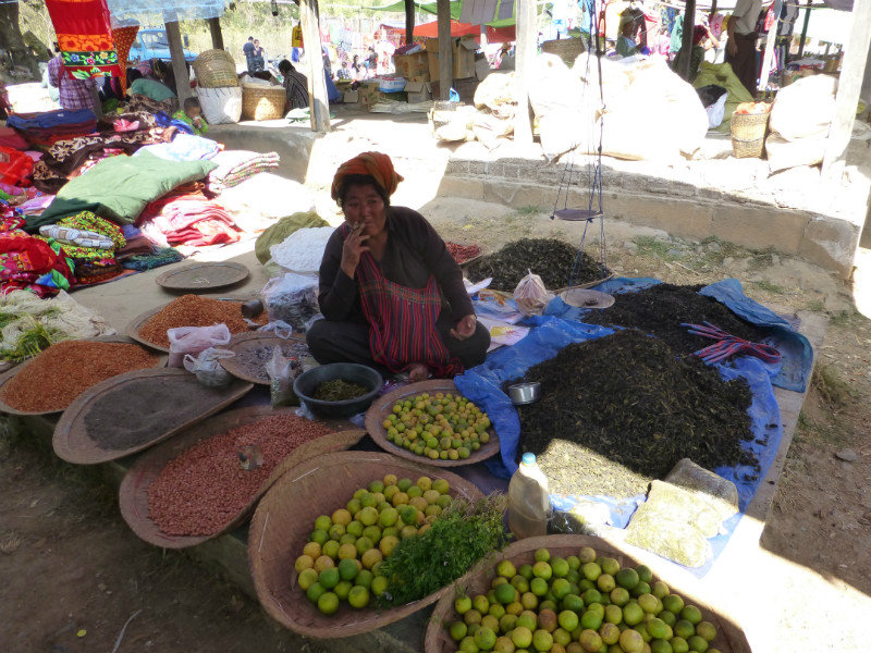 Betel seller in the market