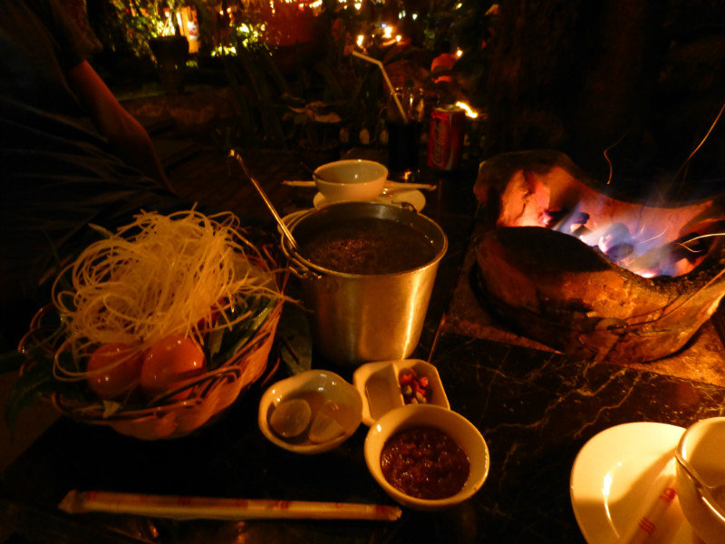 Mealtime in Laos