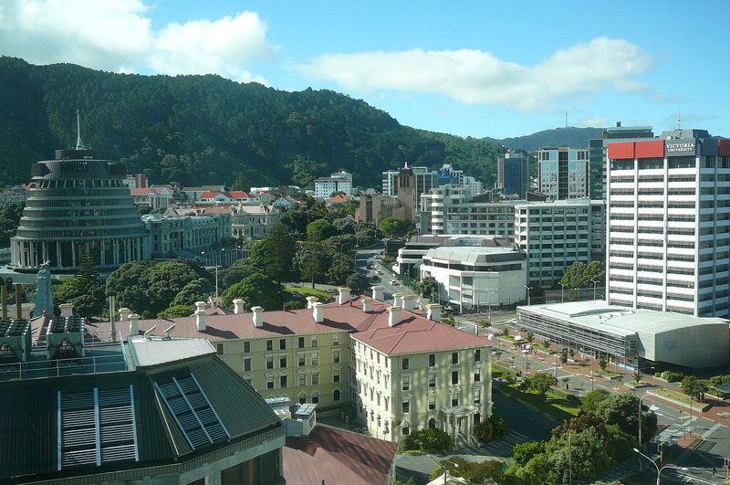 Wellington from the Rydges Hotel