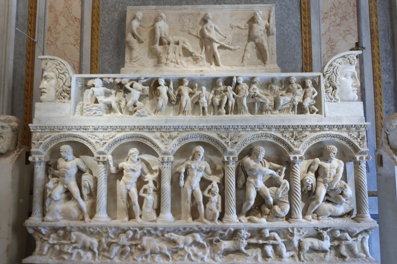 Borghese Sarcophagus Labours of Hercules 2nd Century AD