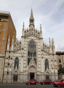 Sacred Heart Church  Only Gothic Church in Rome