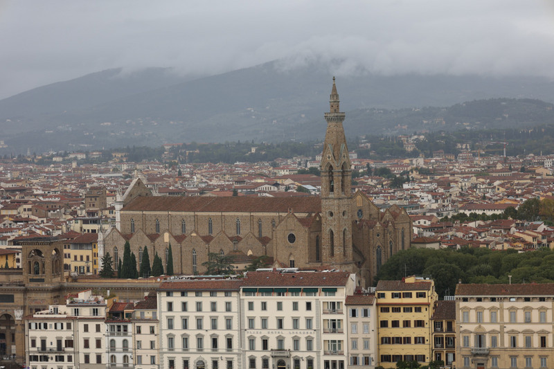 Florence from Piazzale Michelangelo Viewpoint of Santa Croce