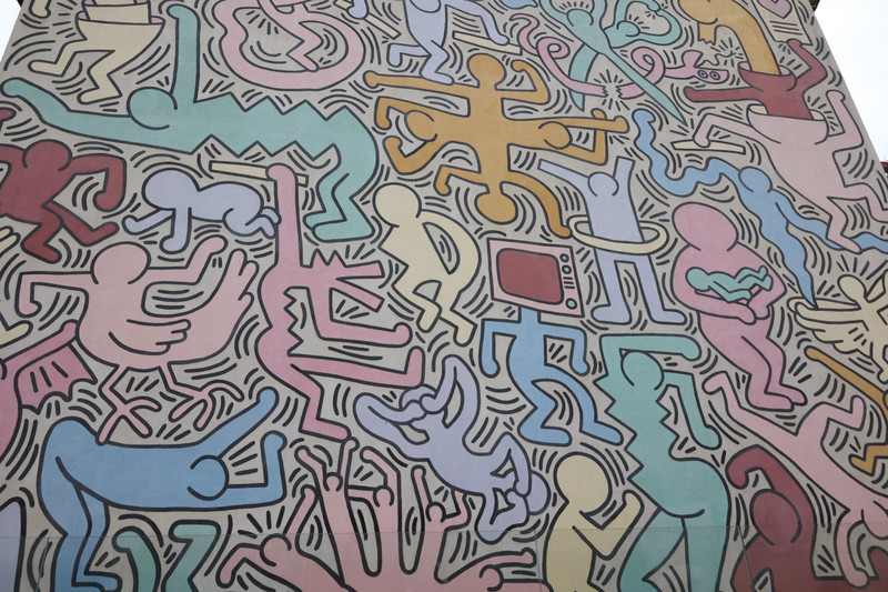 Pisa Keith Haring "Tuttomondo" mural 1989