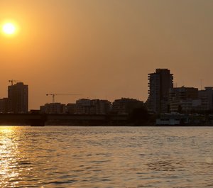 0131 In Abidjan11 Lagoon Sunset